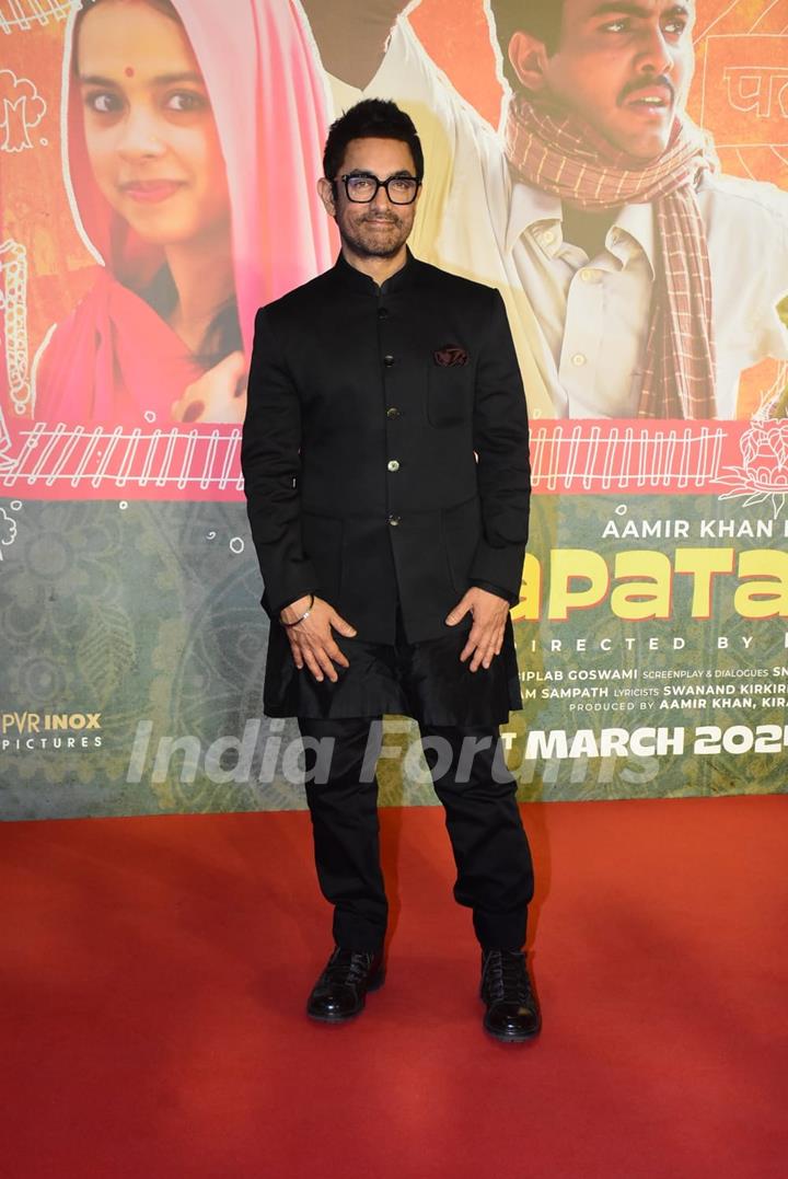 Aamir Khan attend the screening of Laapataa Ladies