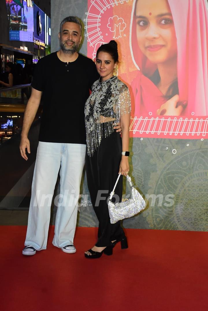 Shruti Seth & Danish Aslam attend the screening of Laapataa Ladies