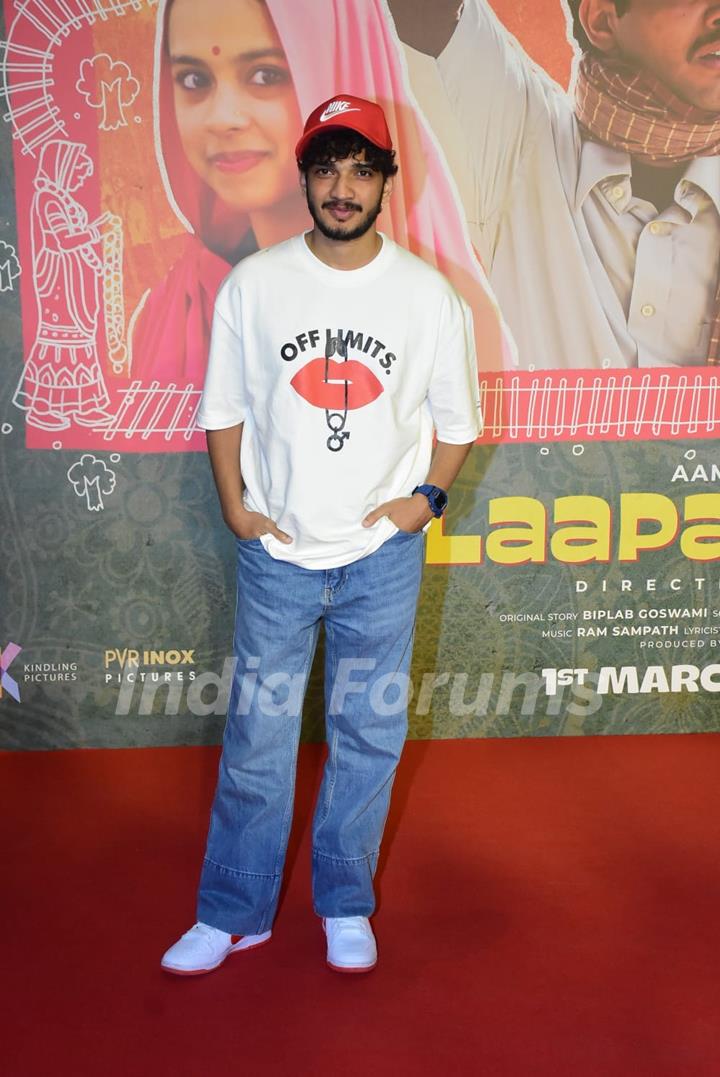 Munawar Faruqui attend the screening of Laapataa Ladies