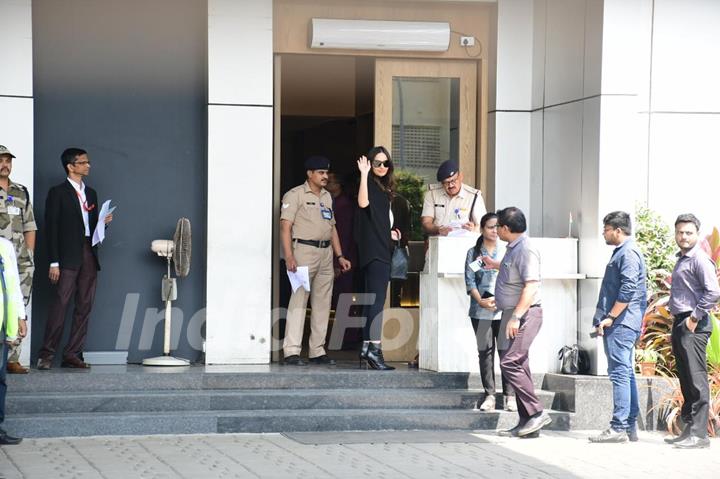 Manushi Chhillar snapped at the airport