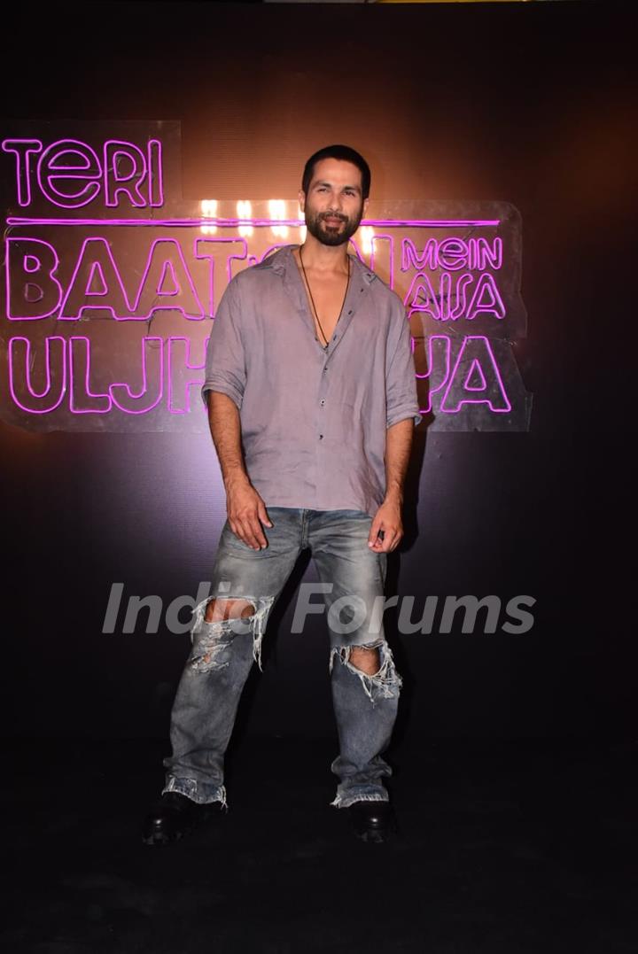 Shahid Kapoor grace the success party of Teri Baaton Mein Aisa Uljha Jiya