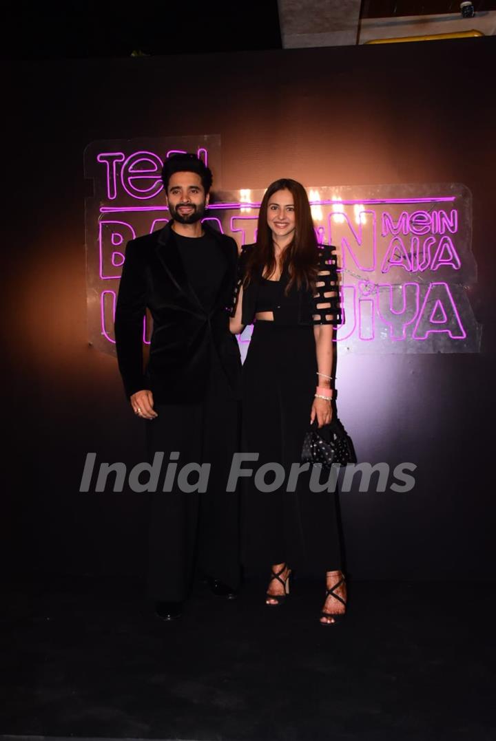 Jackky Bhagnani and Rakul Preet Singh grace the success party of Teri Baaton Mein Aisa Uljha Jiya