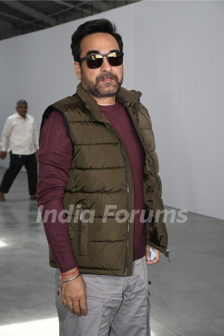 Pankaj Tripathi snapped at the Trailer launch of Murder Mubarak