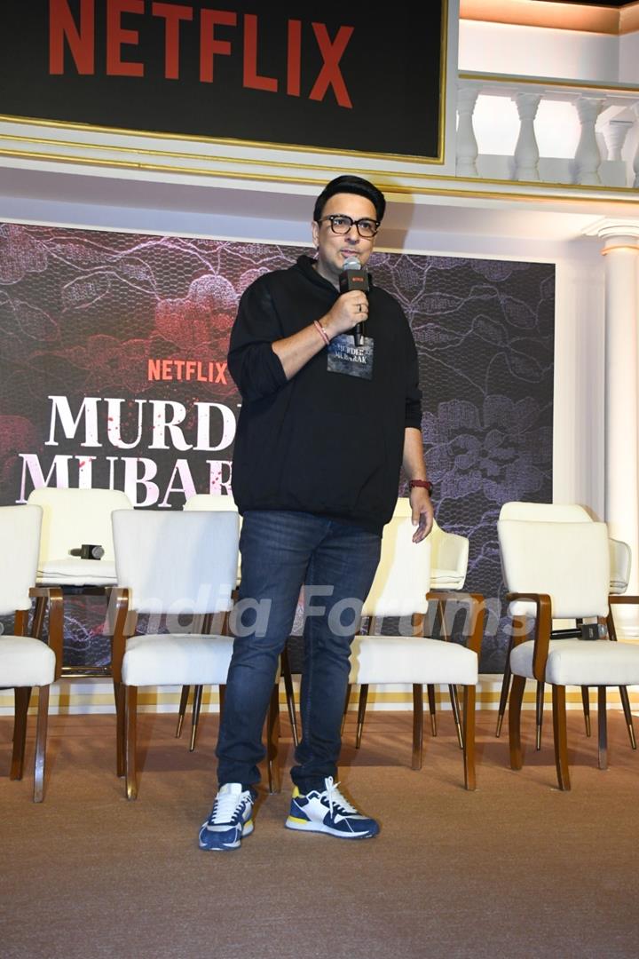 Celebrities snapped at the Trailer launch of Murder Mubarak