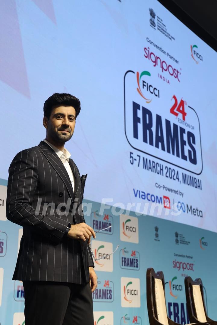 Karanvir Sharma at FICCI Frames 