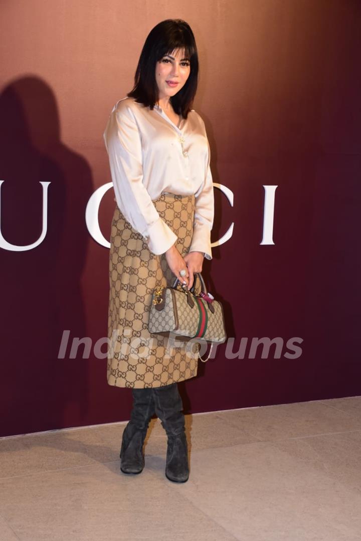 Giorgia Andriani  attend the Gucci event