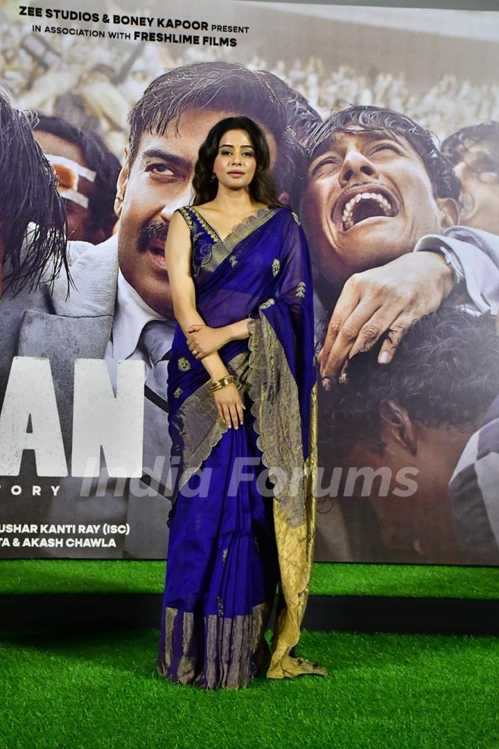 Priyamani snapped at Maidaan trailer launch