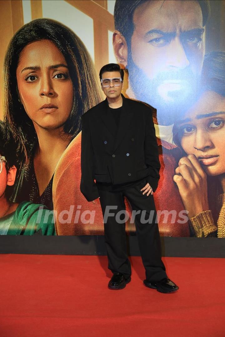 Karan Johar grace the premiere of Shaitaan