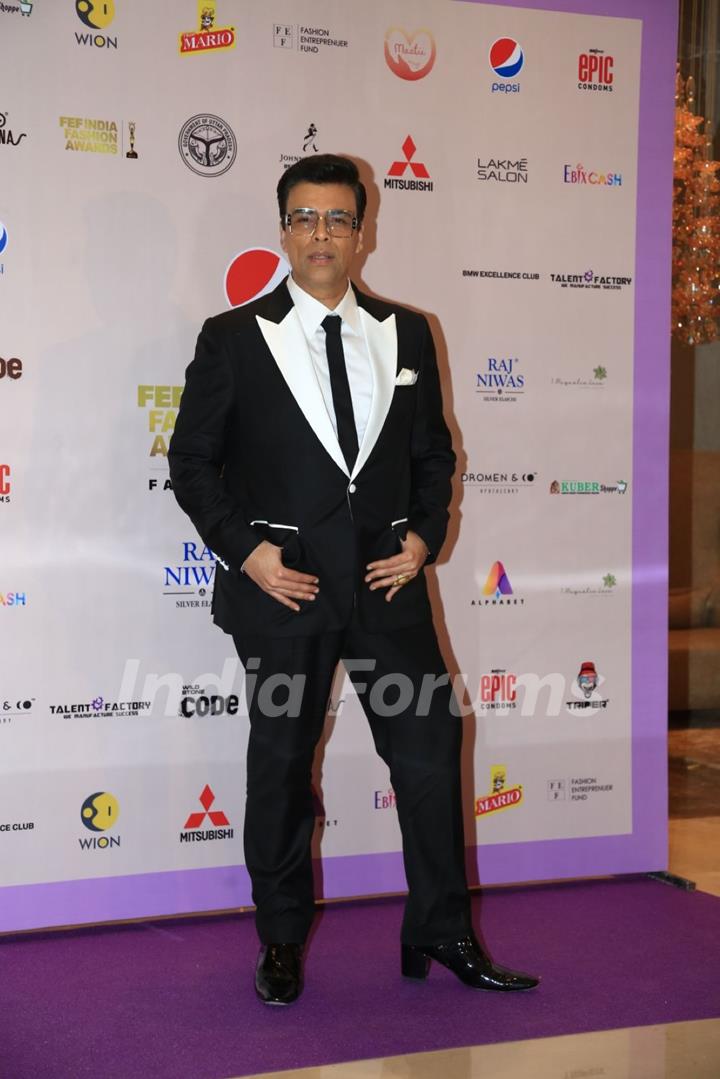 Karan Johar snapped at FEF India Fashion Awards