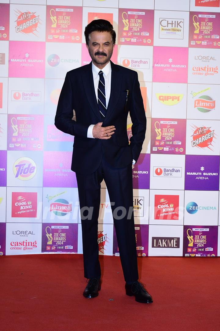 Anil Kapoor snapped at at Zee Cine Awards 2024