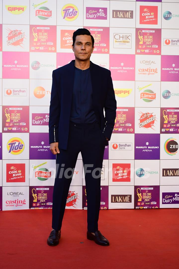 Randeep Hooda snapped at at Zee Cine Awards 2024