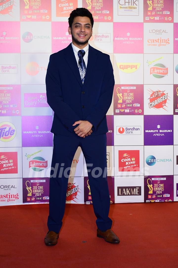 Vishal Jethwa snapped at at Zee Cine Awards 2024