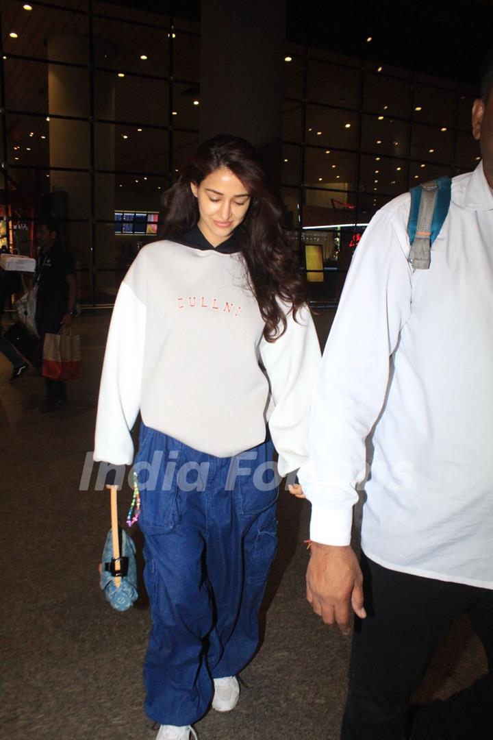 Disha Patani spotted at the airport