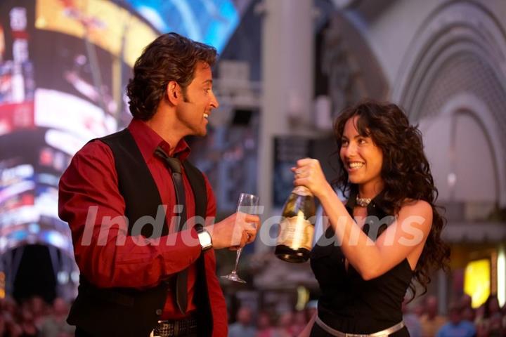 Hrithik and Barbara in the movie Kites