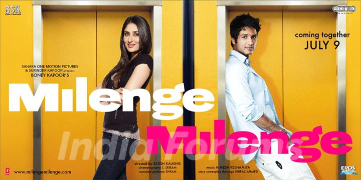 Poster of Milenge Milenge movie with Kareena and Shahid