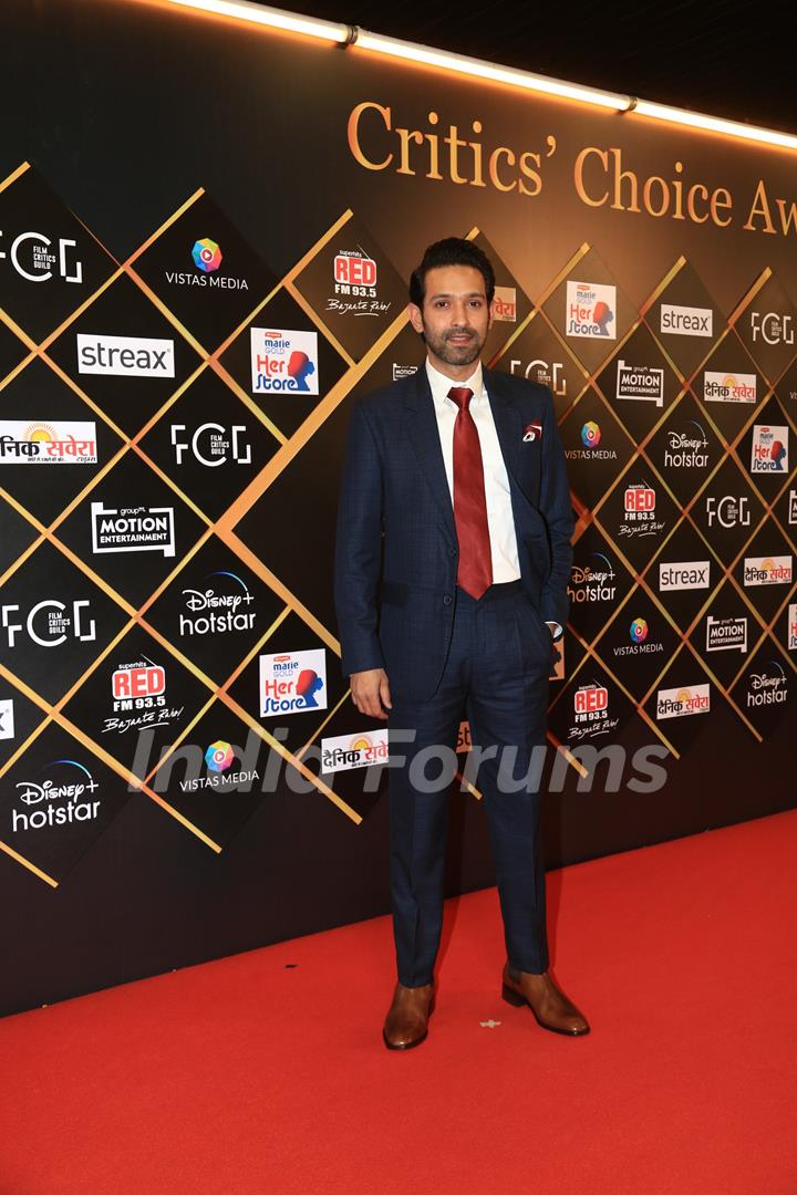 Vikrant Massey grace the Critics Choice Awards 2024