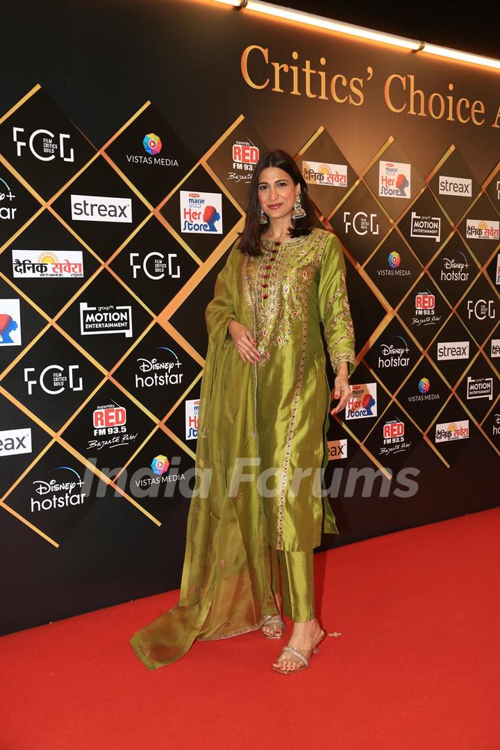Aahana Kumra grace the Critics Choice Awards 2024