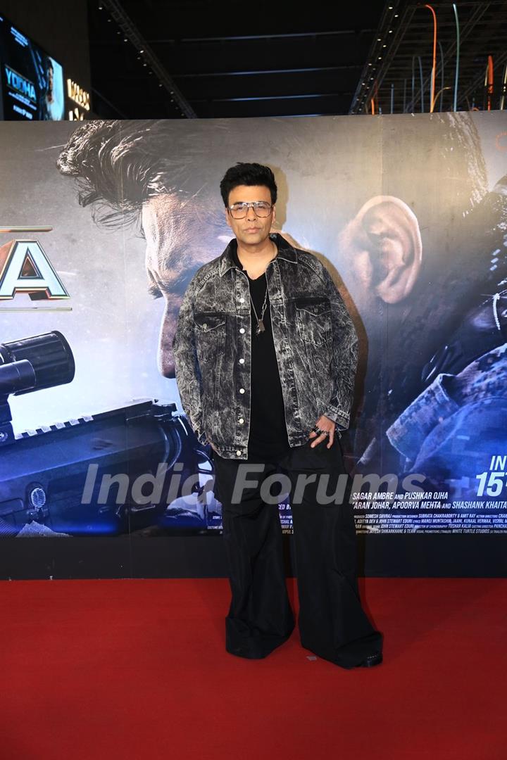 Karan Johar snapped on the premiere of Yodha