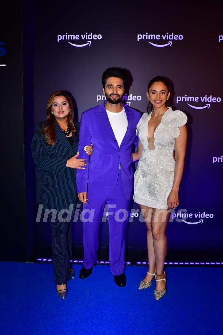 Jackky Bhagnani and Rakul Preet Singh attend Amazon Prime Video announcement party