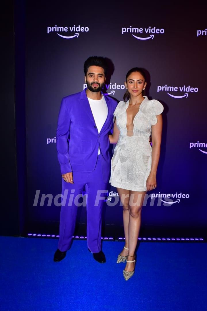Jackky Bhagnani and Rakul Preet Singh attend Amazon Prime Video announcement party