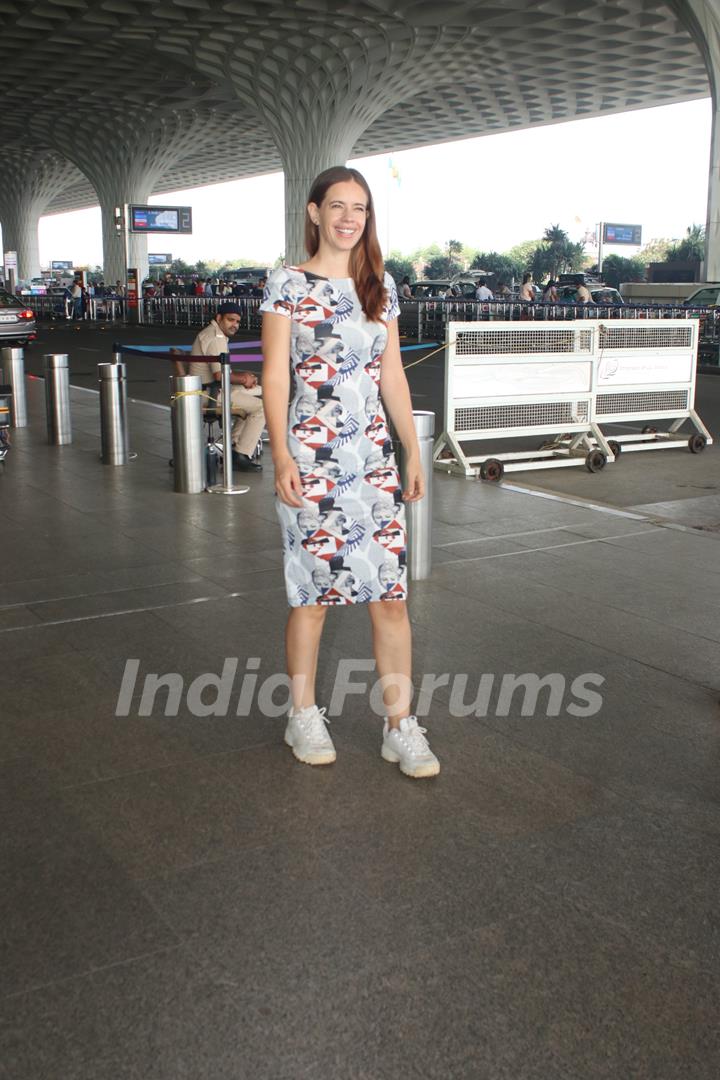 Kalki Koechlin snapped at the airport