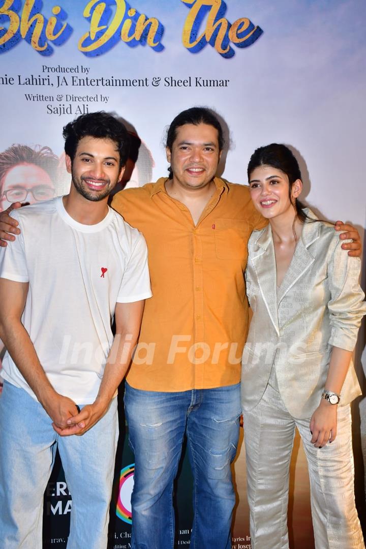 Sajid Ali, Sanjana Sanghi and Rohit Saraf grace the screening of Woh Bhi Din The