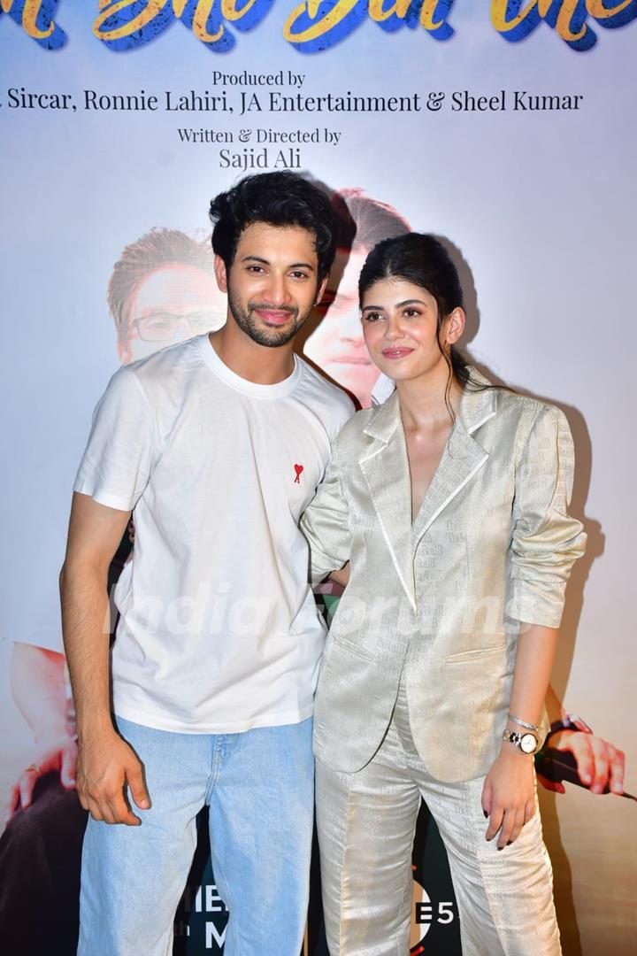 Sanjana Sanghi and Rohit Saraf grace the screening of Woh Bhi Din The