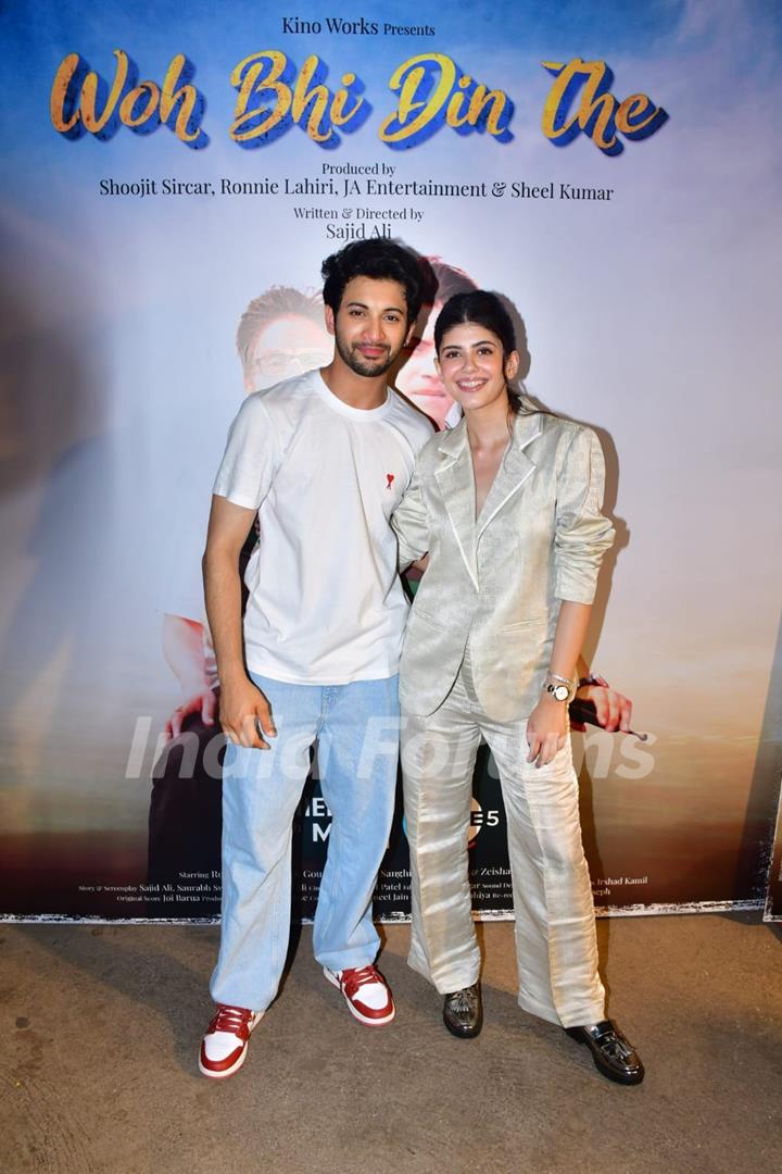 Sanjana Sanghi and Rohit Saraf grace the screening of Woh Bhi Din The