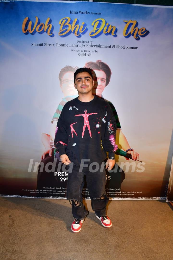 Adarsh Gourav grace the screening of Woh Bhi Din The