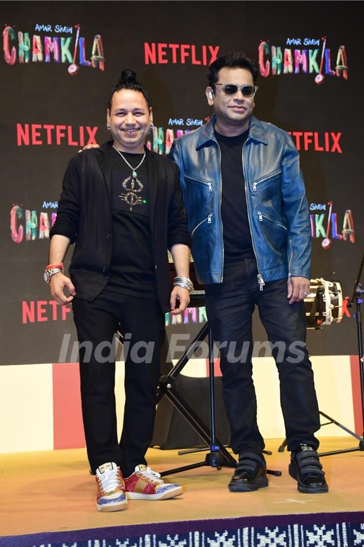 A.R. Rahman grace the Trailer launch of Amar Singh Chamkila