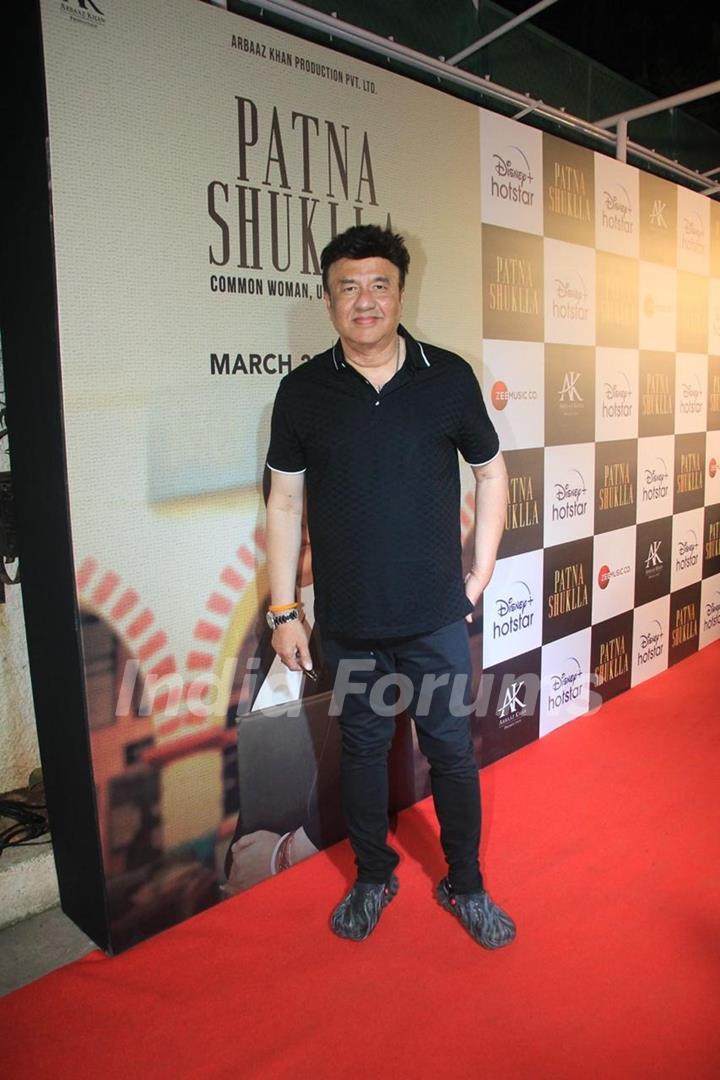 Anu Malik snapped at the Screening of Patna Shukla