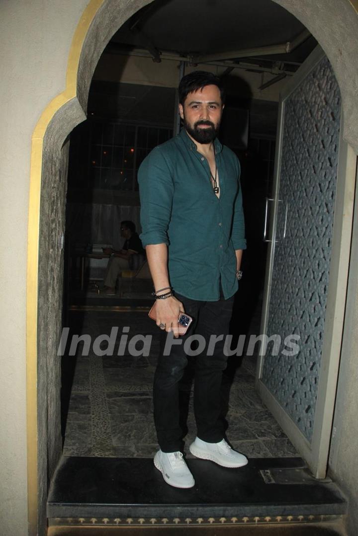 Emraan Hashmi snapped in the city