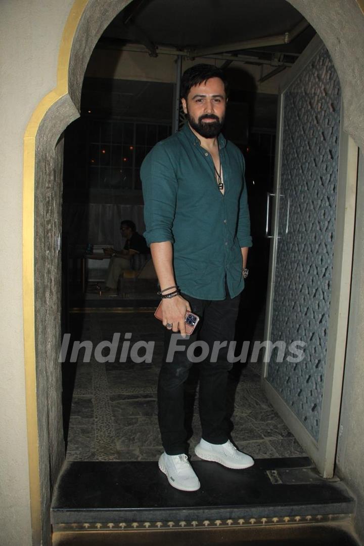 Emraan Hashmi snapped in the city