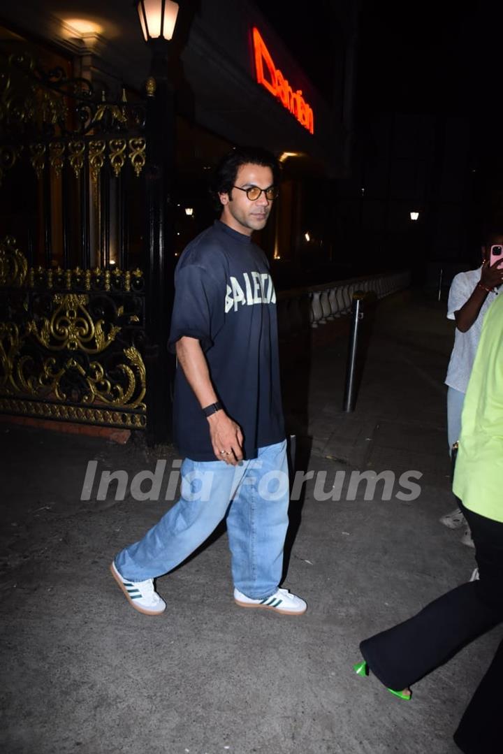 Rajkummar Rao snapped in the city