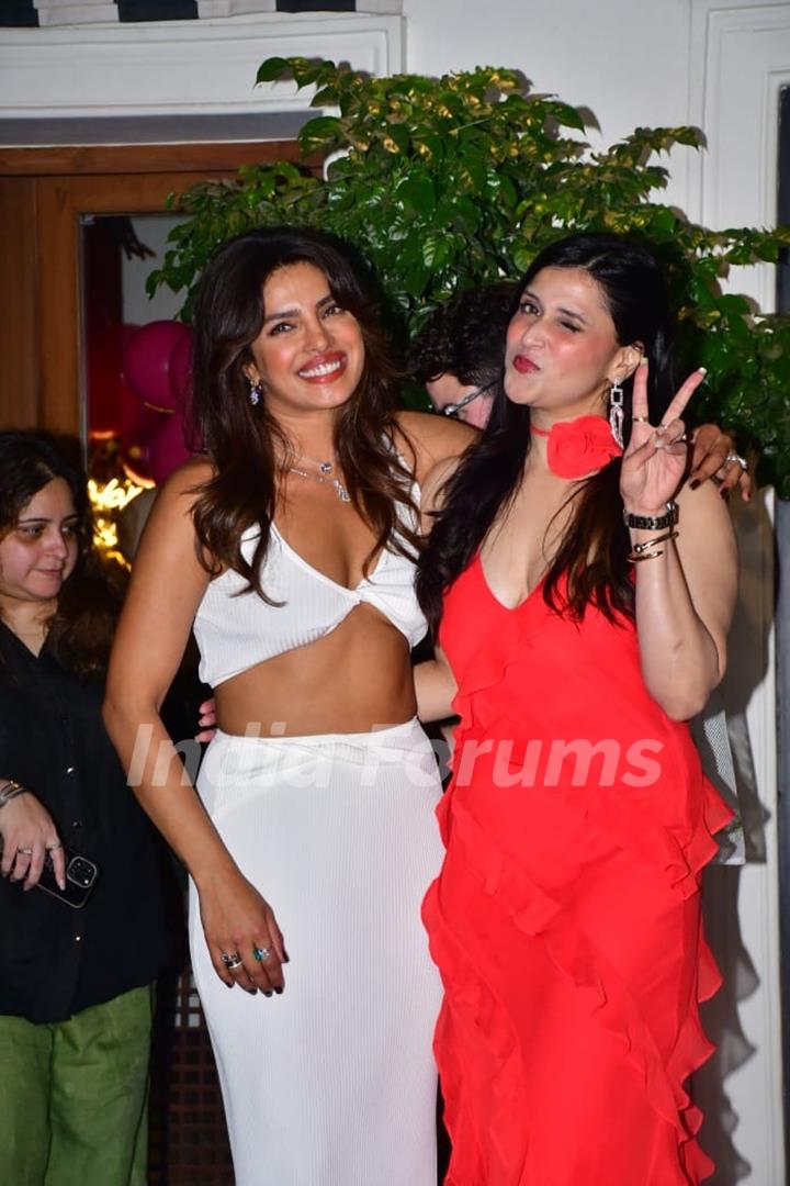 Priyanka Chopra attend Mannara Chopra's Birthday Bash 