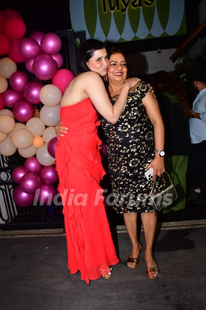 Madhu Chopra attend Mannara Chopra's Birthday Bash 