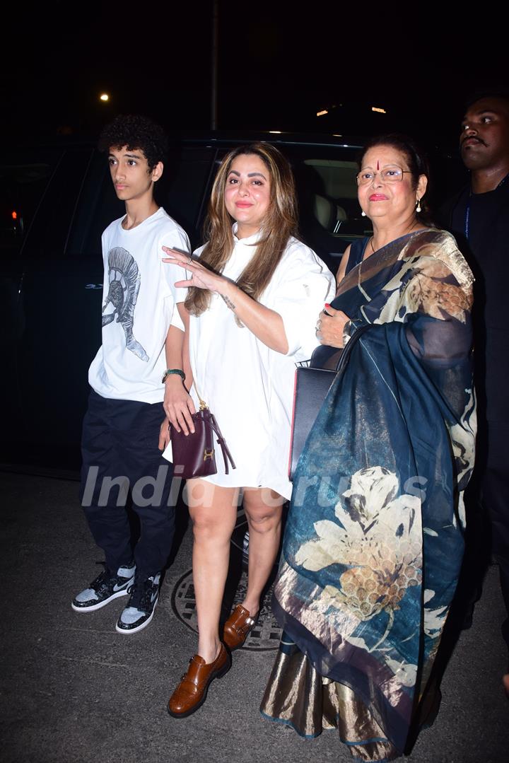 Amrita Arora snapped in the city