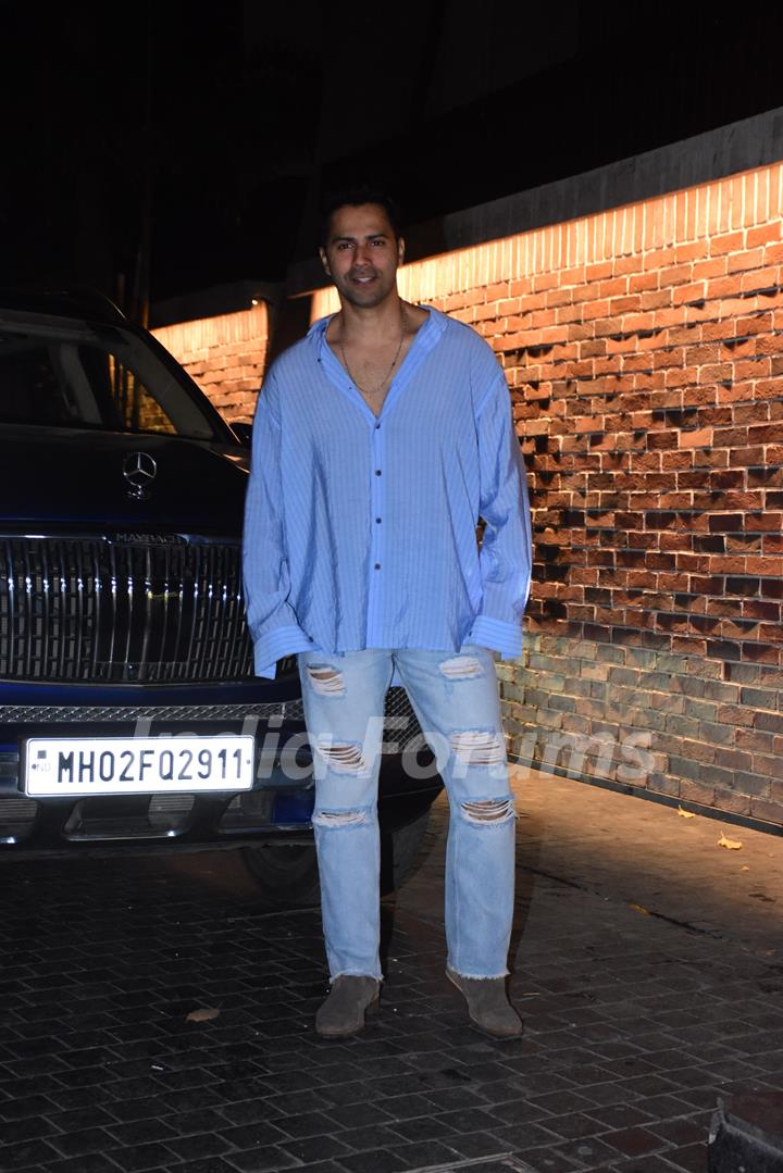 Varun Dhawan snapped in the city