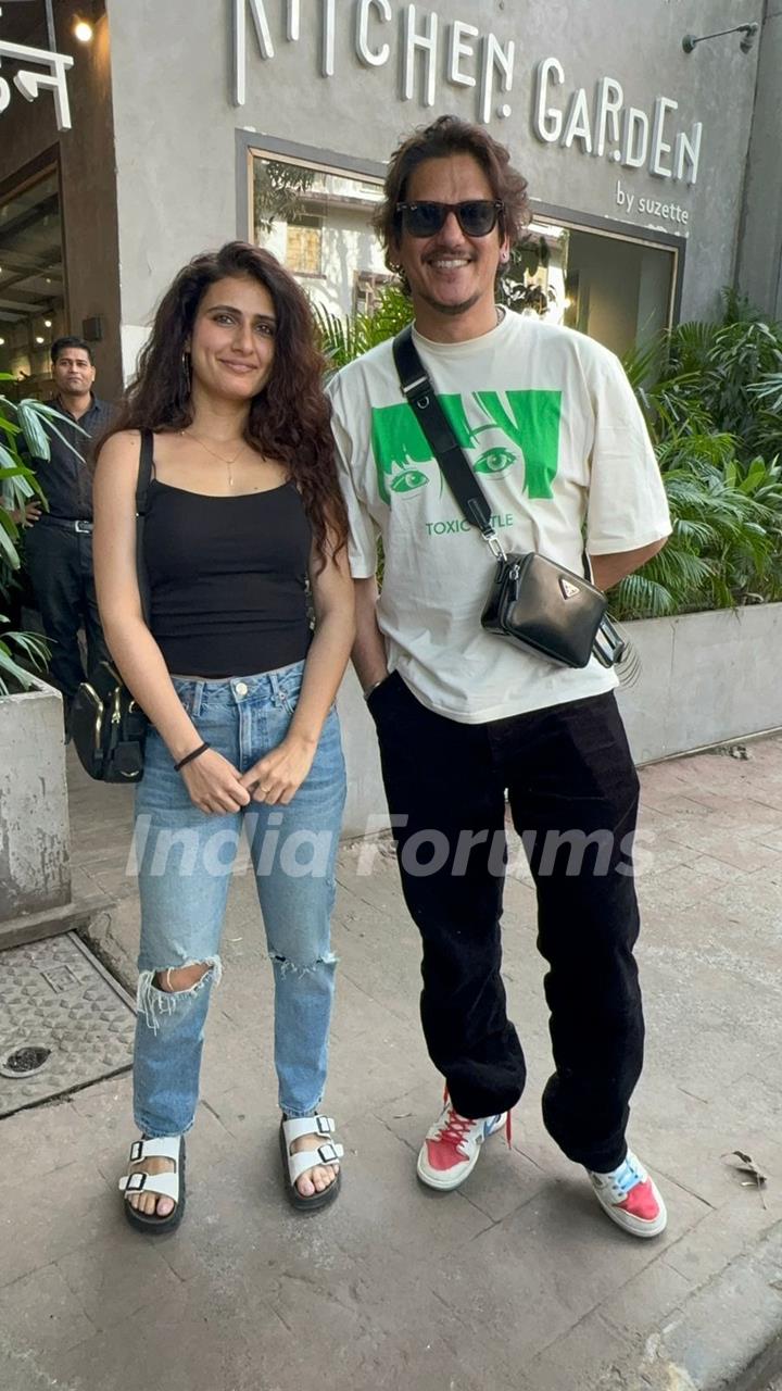 Vijay Varma and Fatima Sana Shaikh snapped in Juhu