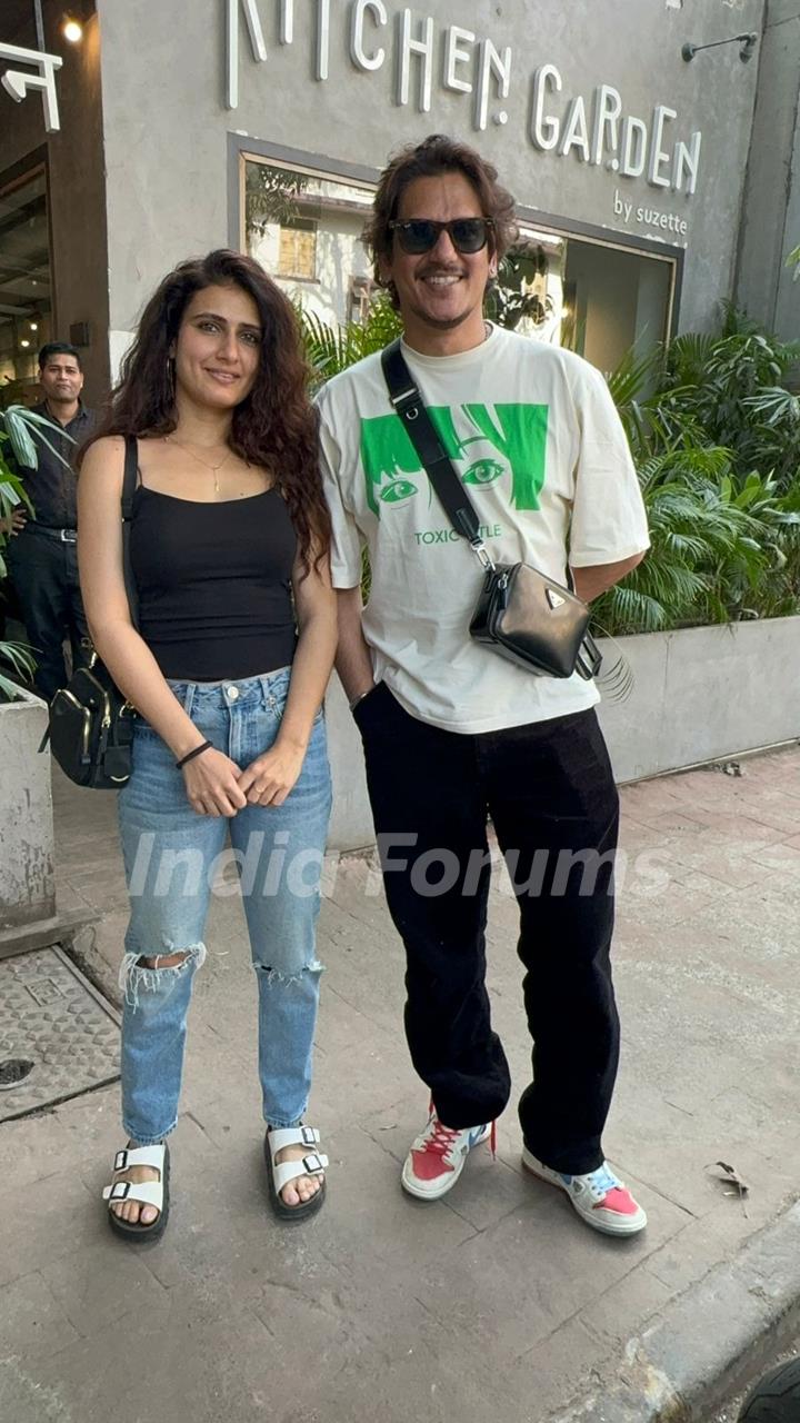 Vijay Varma and Fatima Sana Shaikh snapped in Juhu