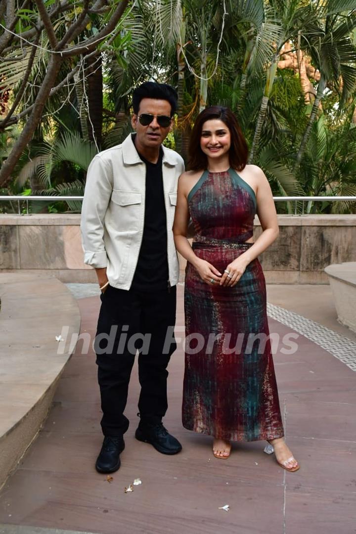 Manoj Bajpayee and Prachi Desai snapped promoting Silence 2 