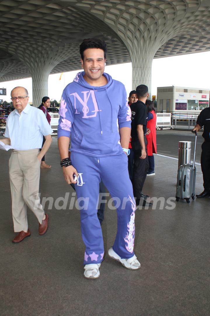 Krushna Abhishek spotted at the airport