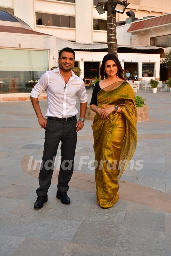  Divyanka Tripathi and Eijaz Khan snapped for their upcoming show Adrishyam: The Invisible Heroes