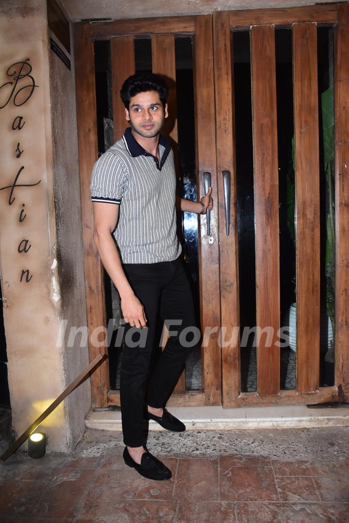 Abhimanyu Dassani snapped at Sasha Jairam's Birthday Bash