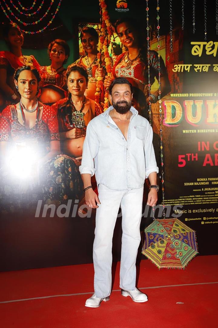 Bobby Deol grace the premiere of Dukaan