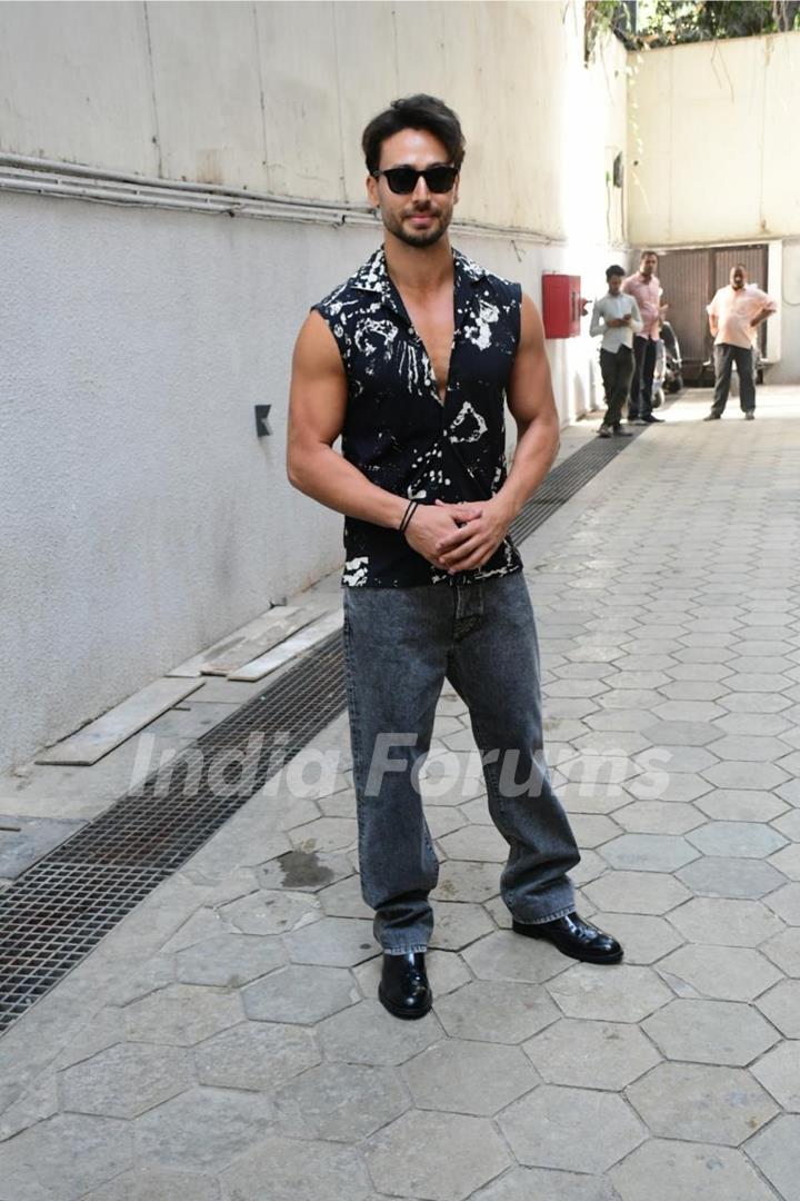 Tiger Shroff snapped in the city