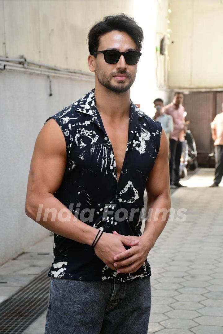 Tiger Shroff snapped in the city