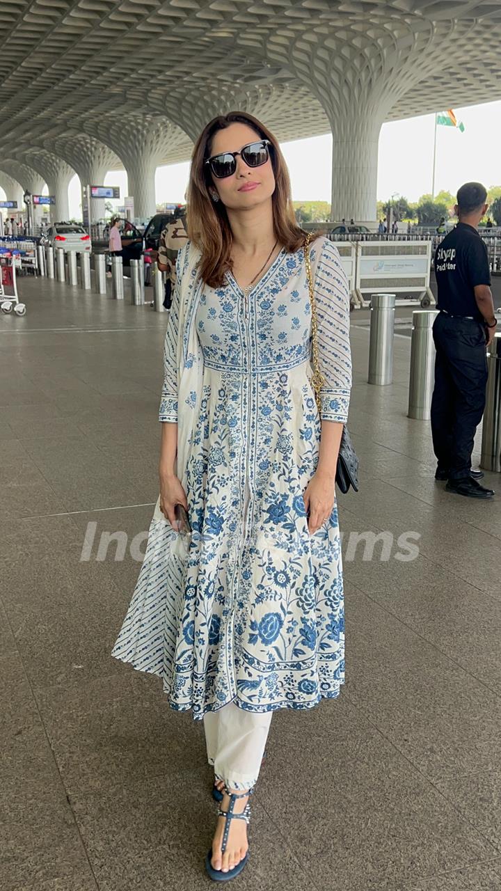 Ankita Lokhande snapped at the airport