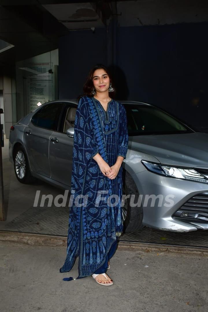 Saiee Manjrekar snapped in Andheri