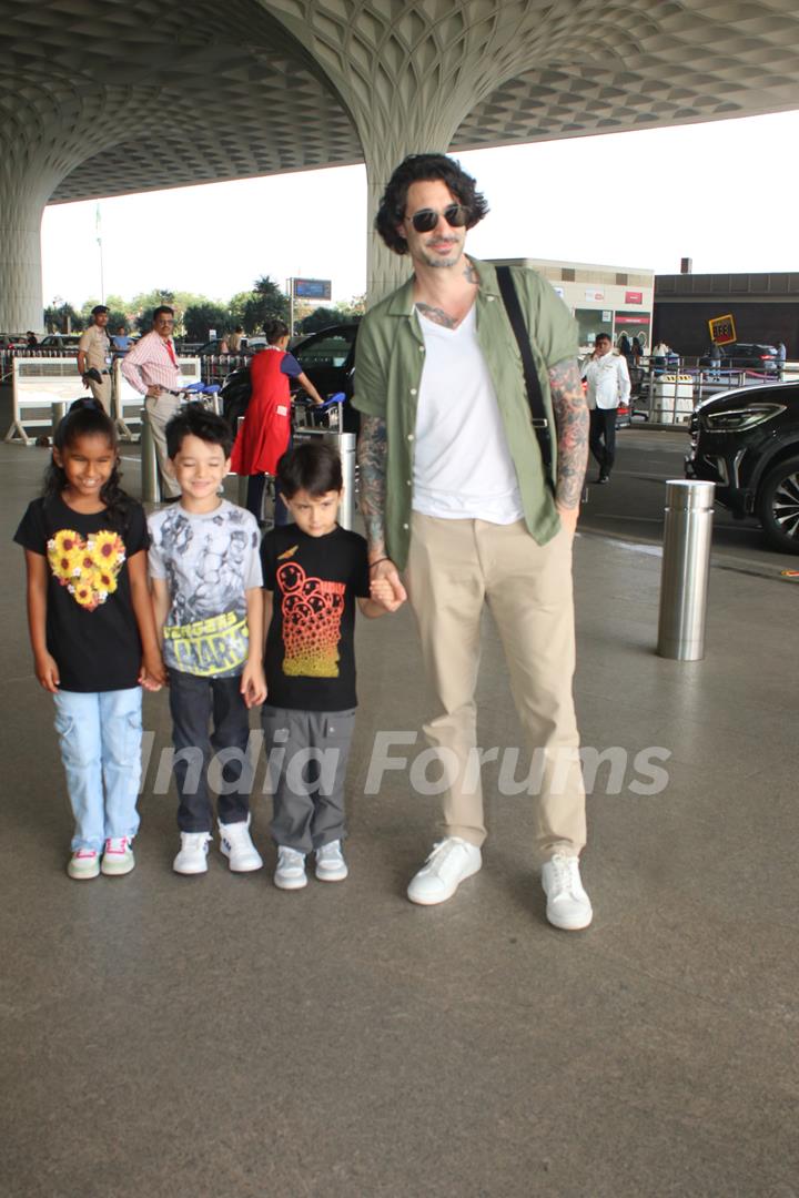Daniel Weber spotted at the airport